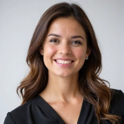 Nutricionista profesional sonriendo amablemente.